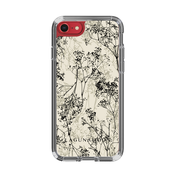 Slim Protection Case［ LAGUNAMOON - Botanical - Beige ］