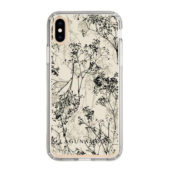 Slim Protection Case［ LAGUNAMOON - Botanical - Beige ］