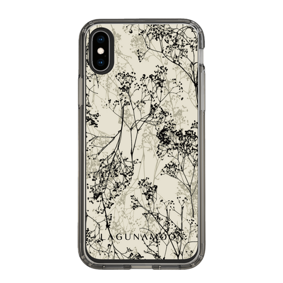 Slim Protection Case［ LAGUNAMOON - Botanical - Beige ］