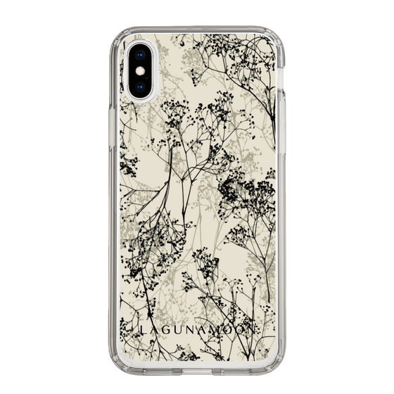 Slim Protection Case［ LAGUNAMOON - Botanical - Beige ］