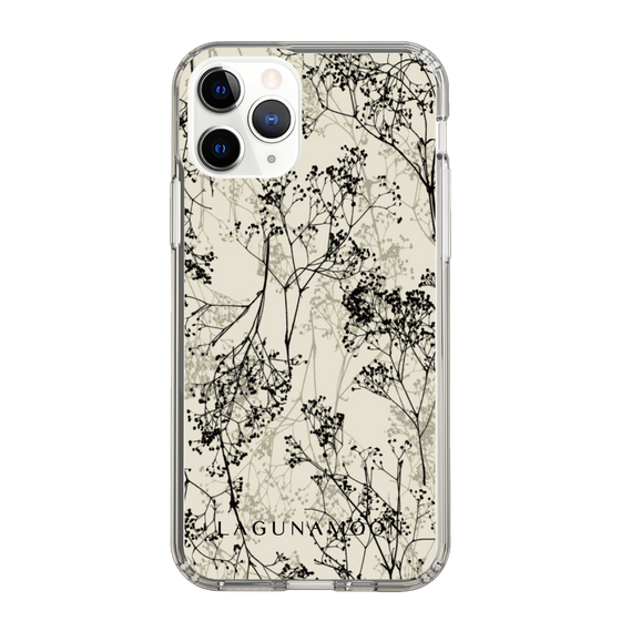 Slim Protection Case［ LAGUNAMOON - Botanical - Beige ］