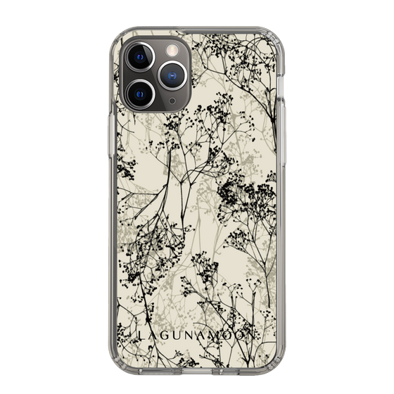 Slim Protection Case［ LAGUNAMOON - Botanical - Beige ］