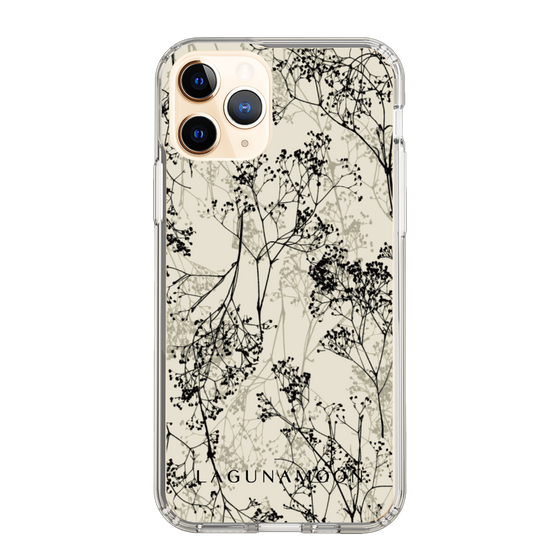 Slim Protection Case［ LAGUNAMOON - Botanical - Beige ］