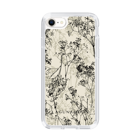 Slim Protection Case［ LAGUNAMOON - Botanical - Beige ］