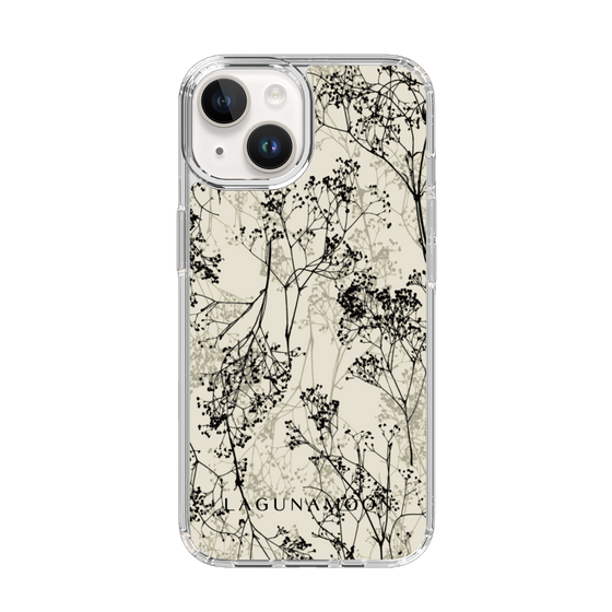 Slim Protection Case［ LAGUNAMOON - Botanical - Beige ］