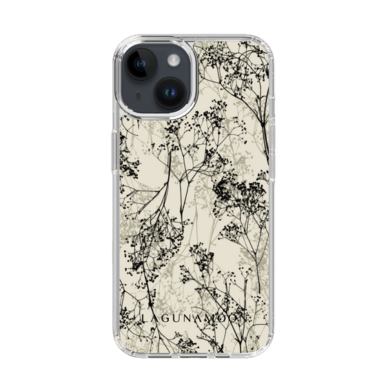 Slim Protection Case［ LAGUNAMOON - Botanical - Beige ］
