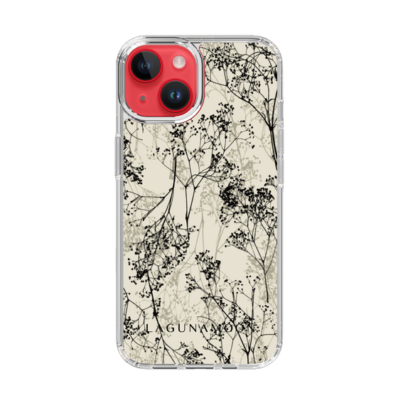 Slim Protection Case［ LAGUNAMOON - Botanical - Beige ］