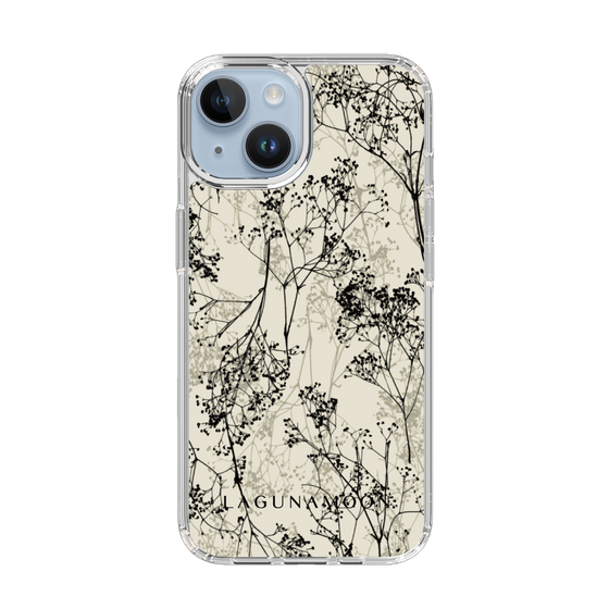 Slim Protection Case［ LAGUNAMOON - Botanical - Beige ］