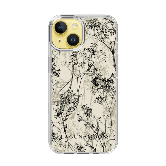 Slim Protection Case［ LAGUNAMOON - Botanical - Beige ］