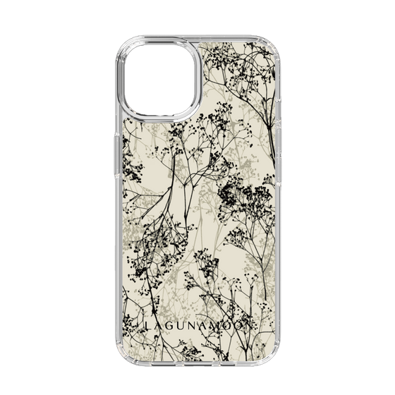 Slim Protection Case［ LAGUNAMOON - Botanical - Beige ］