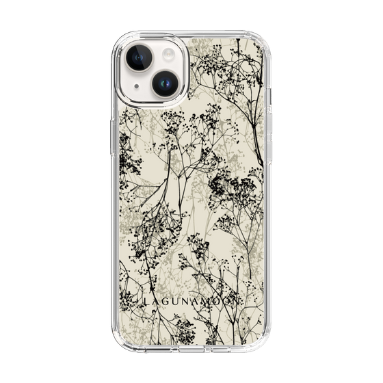 Slim Protection Case［ LAGUNAMOON - Botanical - Beige ］