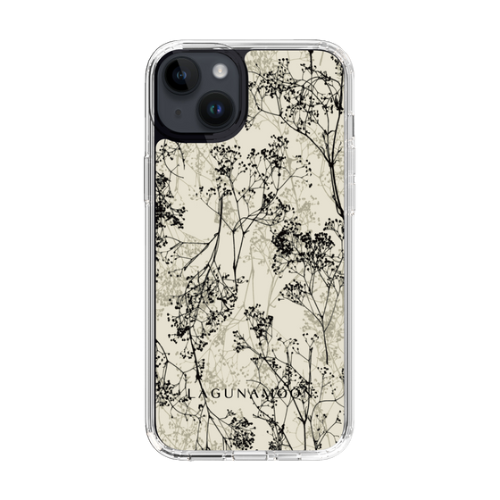 Slim Protection Case［ LAGUNAMOON - Botanical - Beige ］