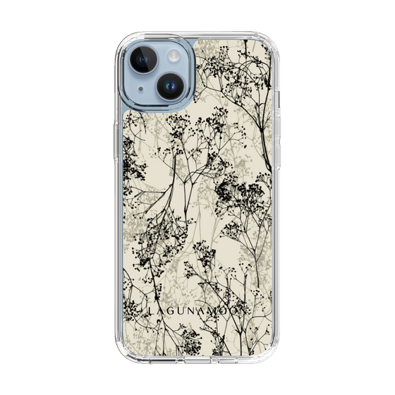 Slim Protection Case［ LAGUNAMOON - Botanical - Beige ］
