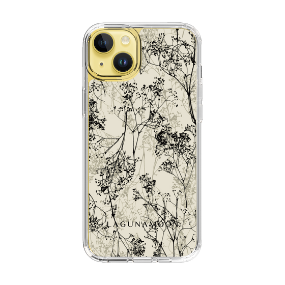 Slim Protection Case［ LAGUNAMOON - Botanical - Beige ］
