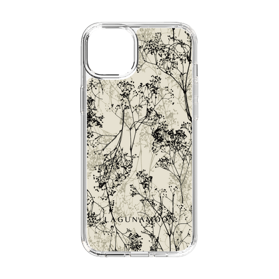 Slim Protection Case［ LAGUNAMOON - Botanical - Beige ］
