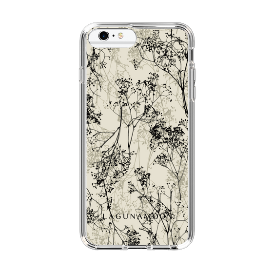Slim Protection Case［ LAGUNAMOON - Botanical - Beige ］
