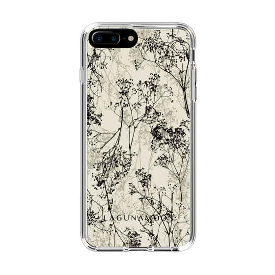 Slim Protection Case［ LAGUNAMOON - Botanical - Beige ］