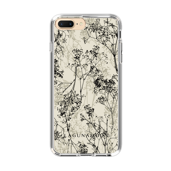 Slim Protection Case［ LAGUNAMOON - Botanical - Beige ］