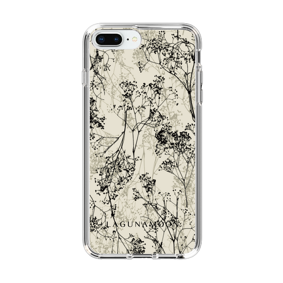 Slim Protection Case［ LAGUNAMOON - Botanical - Beige ］