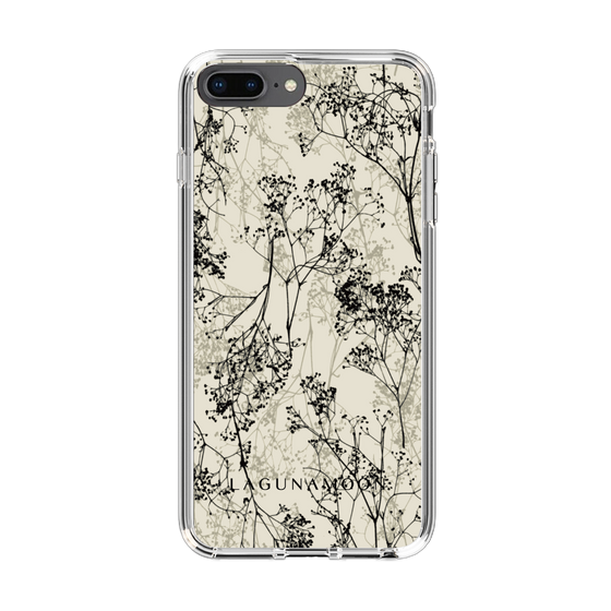 Slim Protection Case［ LAGUNAMOON - Botanical - Beige ］