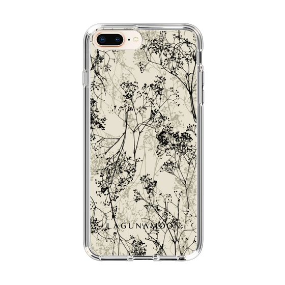 Slim Protection Case［ LAGUNAMOON - Botanical - Beige ］
