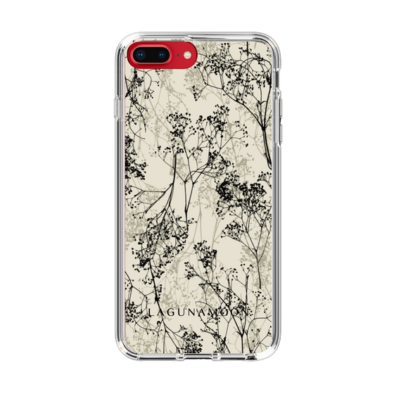 Slim Protection Case［ LAGUNAMOON - Botanical - Beige ］