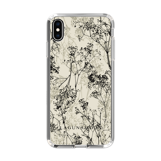 Slim Protection Case［ LAGUNAMOON - Botanical - Beige ］