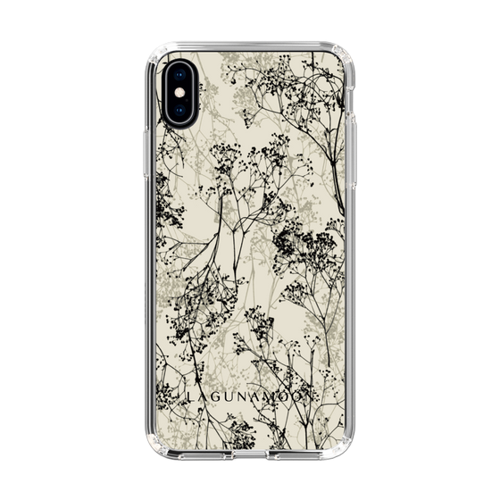Slim Protection Case［ LAGUNAMOON - Botanical - Beige ］