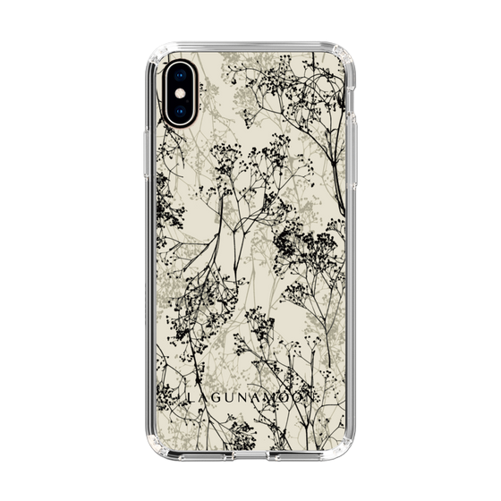 Slim Protection Case［ LAGUNAMOON - Botanical - Beige ］