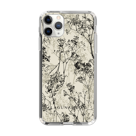 Slim Protection Case［ LAGUNAMOON - Botanical - Beige ］