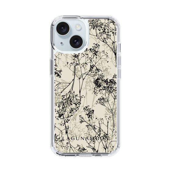 Slim Protection Case［ LAGUNAMOON - Botanical - Beige ］