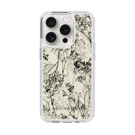 Slim Protection Case［ LAGUNAMOON - Botanical - Beige ］