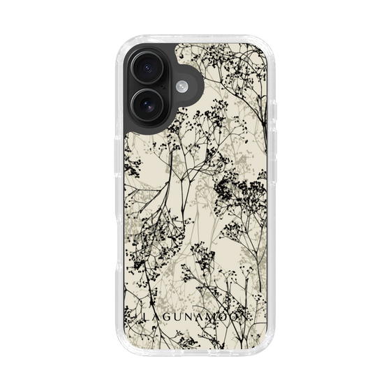 Slim Protection Case［ LAGUNAMOON - Botanical - Beige ］