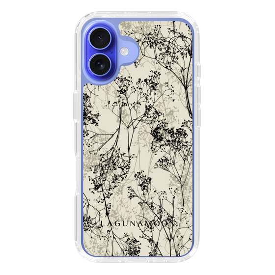 Slim Protection Case［ LAGUNAMOON - Botanical - Beige ］