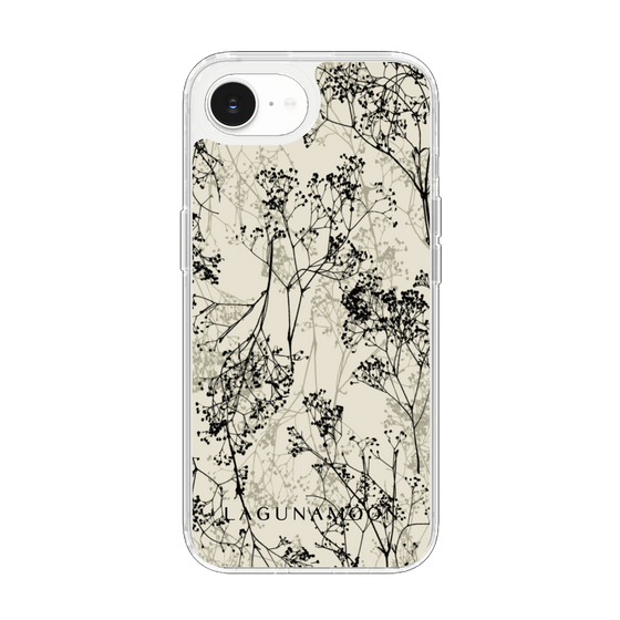 Slim Protection Case［ LAGUNAMOON - Botanical - Beige ］