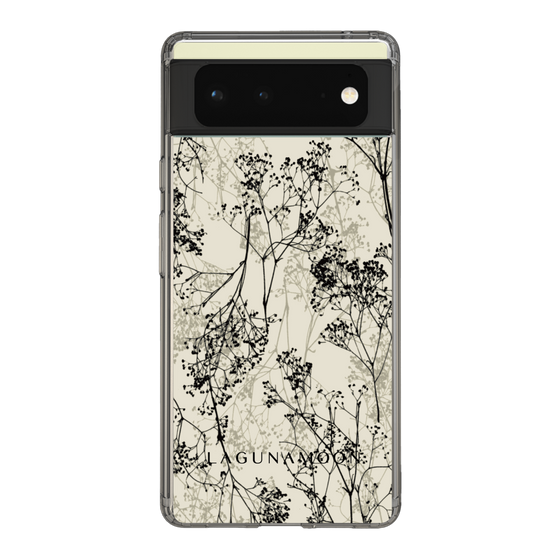 Slim Protection Case［ LAGUNAMOON - Botanical - Beige ］