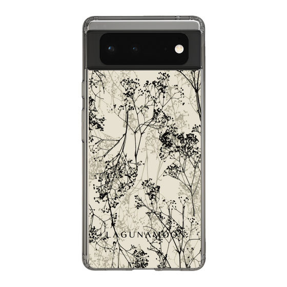 Slim Protection Case［ LAGUNAMOON - Botanical - Beige ］