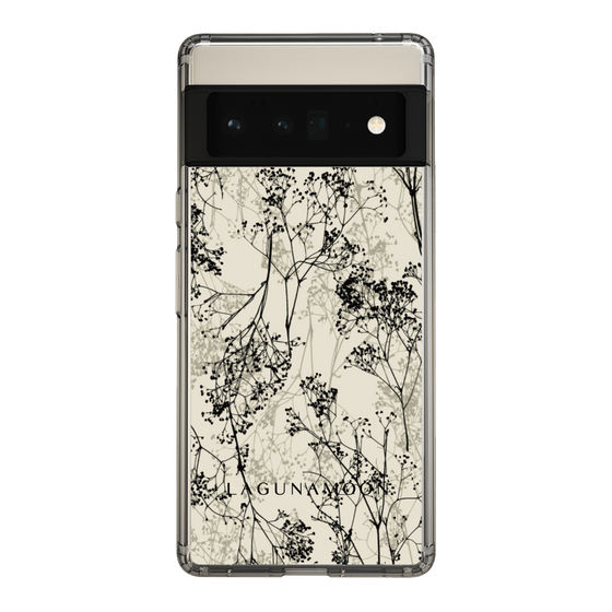 Slim Protection Case［ LAGUNAMOON - Botanical - Beige ］