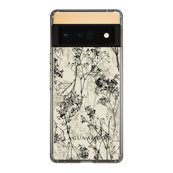 Slim Protection Case［ LAGUNAMOON - Botanical - Beige ］