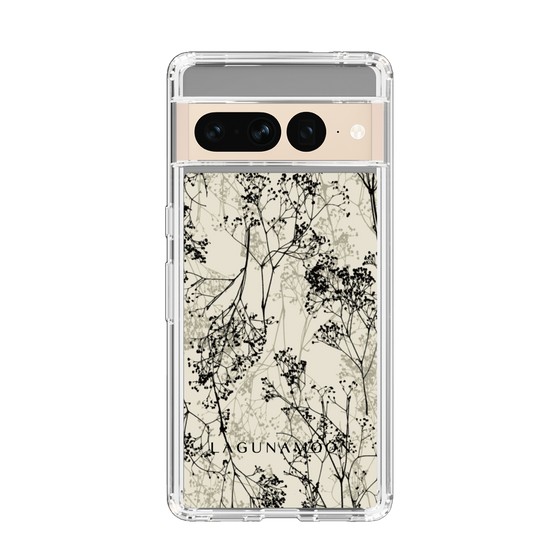 Slim Protection Case［ LAGUNAMOON - Botanical - Beige ］