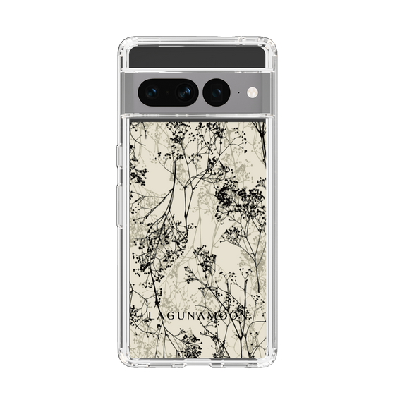 Slim Protection Case［ LAGUNAMOON - Botanical - Beige ］