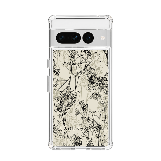 Slim Protection Case［ LAGUNAMOON - Botanical - Beige ］