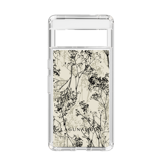 Slim Protection Case［ LAGUNAMOON - Botanical - Beige ］