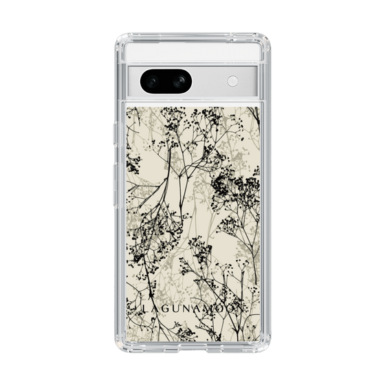 Slim Protection Case［ LAGUNAMOON - Botanical - Beige ］