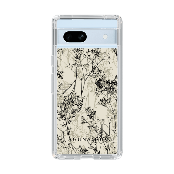 Slim Protection Case［ LAGUNAMOON - Botanical - Beige ］