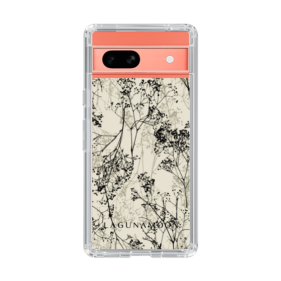 Slim Protection Case［ LAGUNAMOON - Botanical - Beige ］