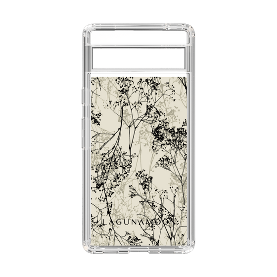 Slim Protection Case［ LAGUNAMOON - Botanical - Beige ］