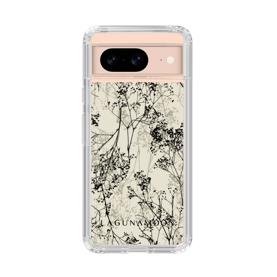 Slim Protection Case［ LAGUNAMOON - Botanical - Beige ］