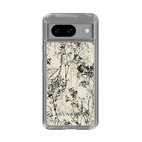 Slim Protection Case［ LAGUNAMOON - Botanical - Beige ］