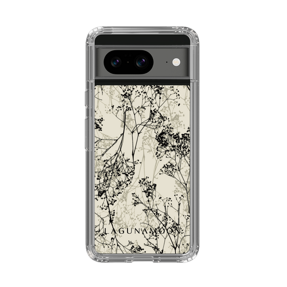 Slim Protection Case［ LAGUNAMOON - Botanical - Beige ］